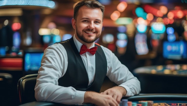 Pengguna mobile membaca panduan pokerogue